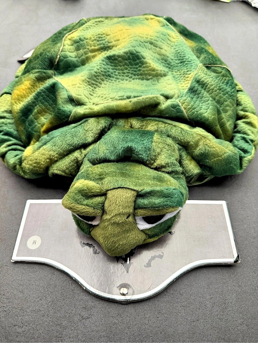 Moonlight Manor Turtle Dog Costume in Green & Yellow